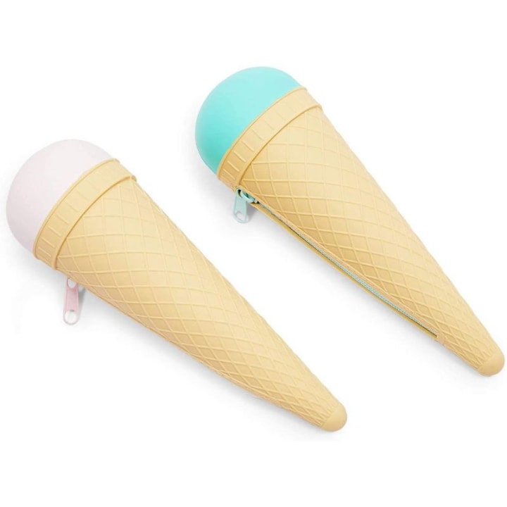 Kawaii Ice Cream Cone Pencil Cases
