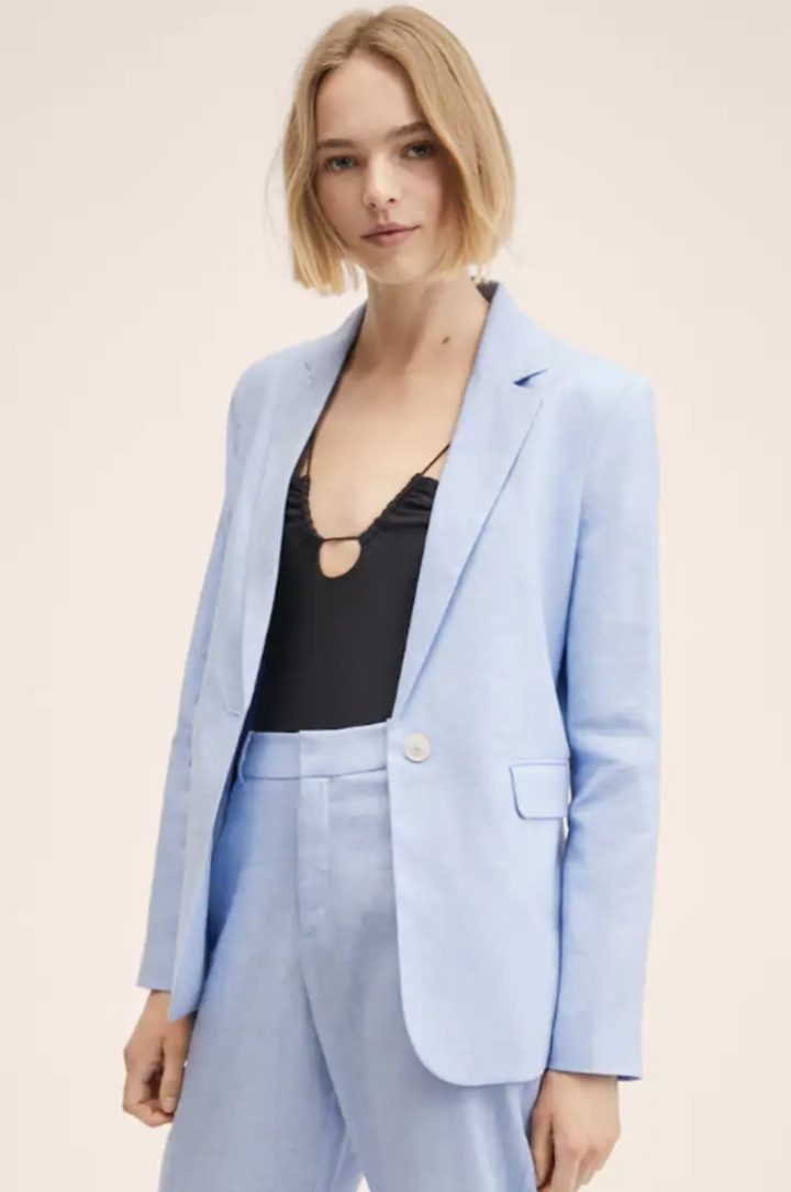 100% Linen Suit Blazer