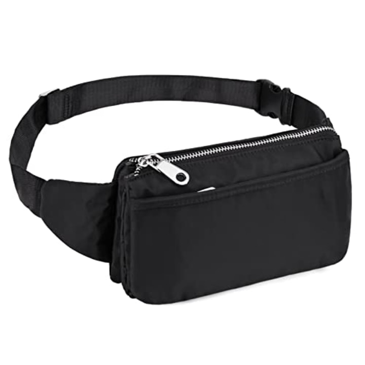Fanny Pack with 3 Zipper Pockets