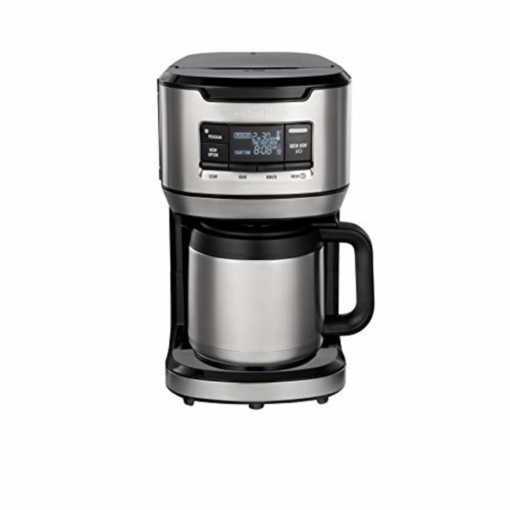 Hamilton Beach 46391 Programmable Front-Fill Coffee Maker with Thermal Carafe