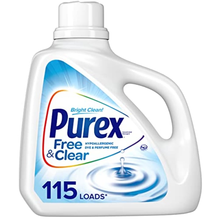 Purex Liquid Laundry Detergent, Free &amp; Clear, 75 Fluid Ounces, 57 Loads