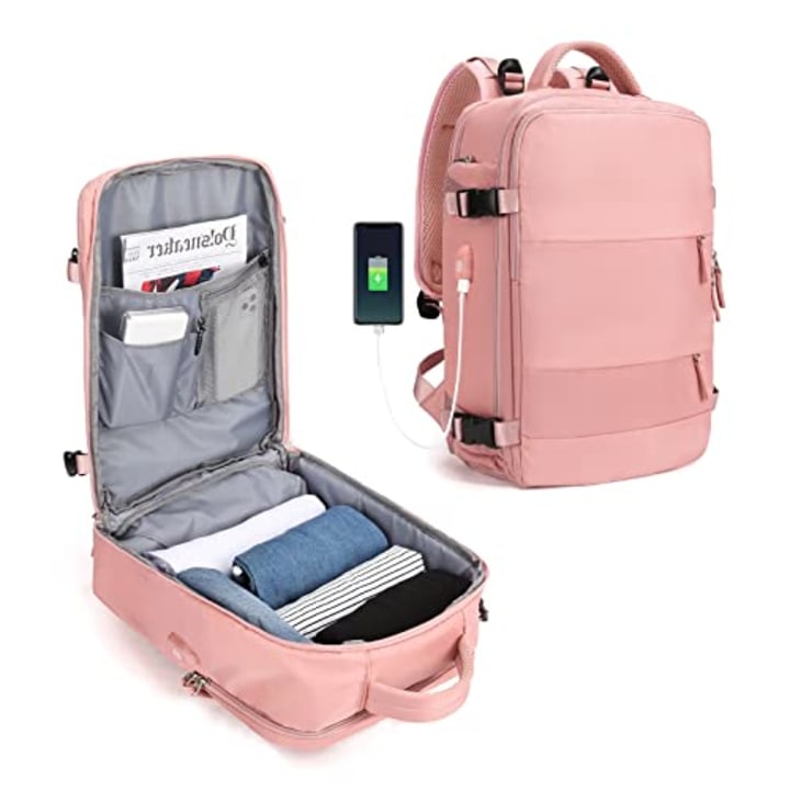 Large Travel Backpack Women, Carry On Backpack,Hiking Backpack Waterproof Outdoor Sports Rucksack Casual Daypack School Bag