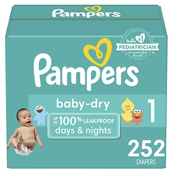 Diapers Newborn/Size 1 (8-14 lb), 252 Count