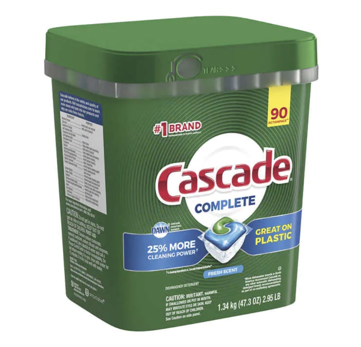 Cascade Complete Dishwasher Detergent Actionpacs