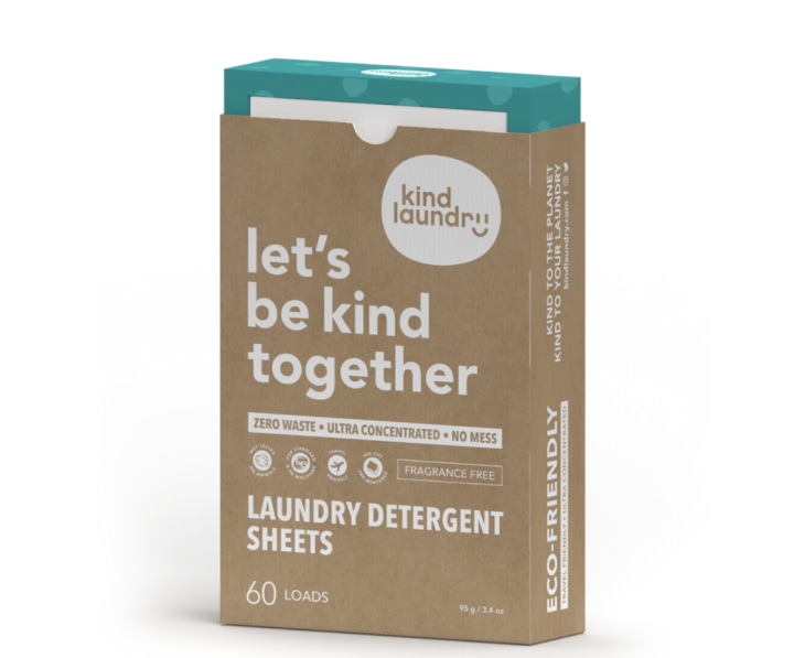 Kind Laundry Fragrance Free Laundry Detergent Sheets