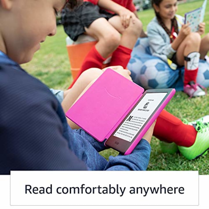 Kindle Kids, a Kindle designed for kids, with parental controls - Pink Cover