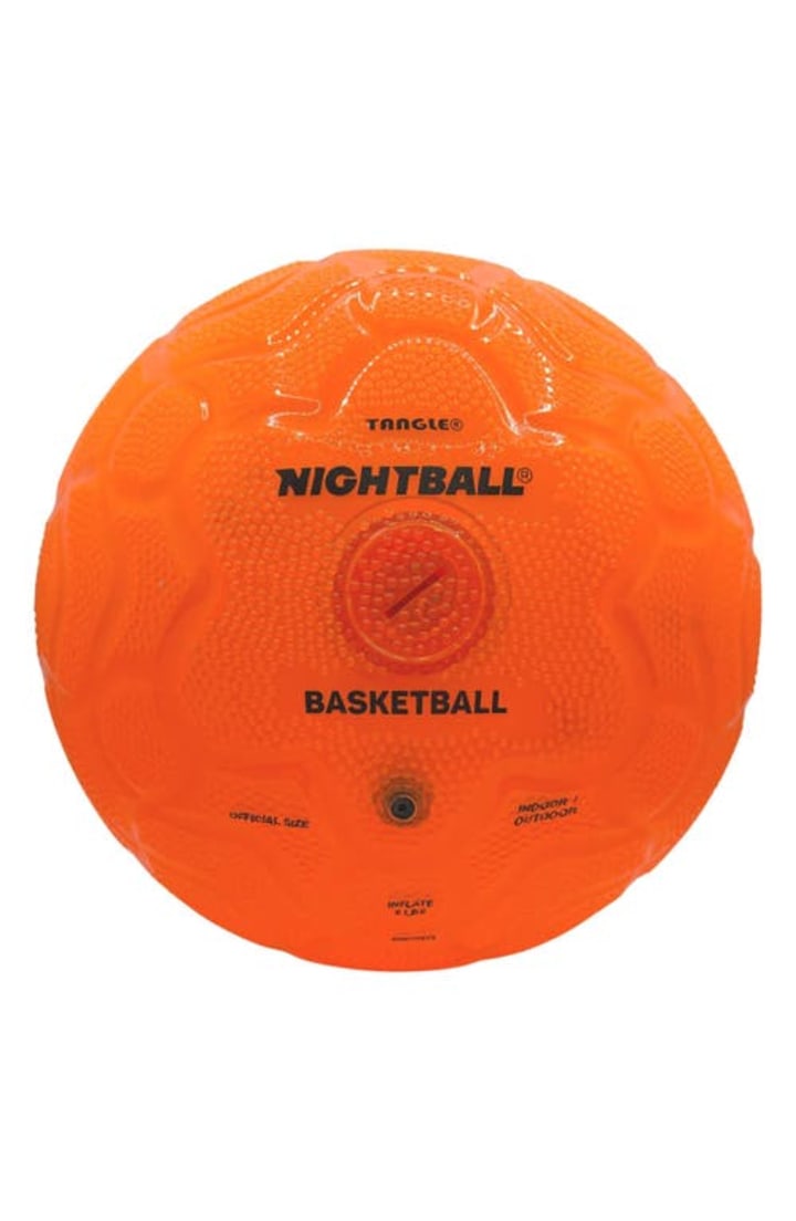 Tangle NightBall Basketball in Orange at Nordstrom