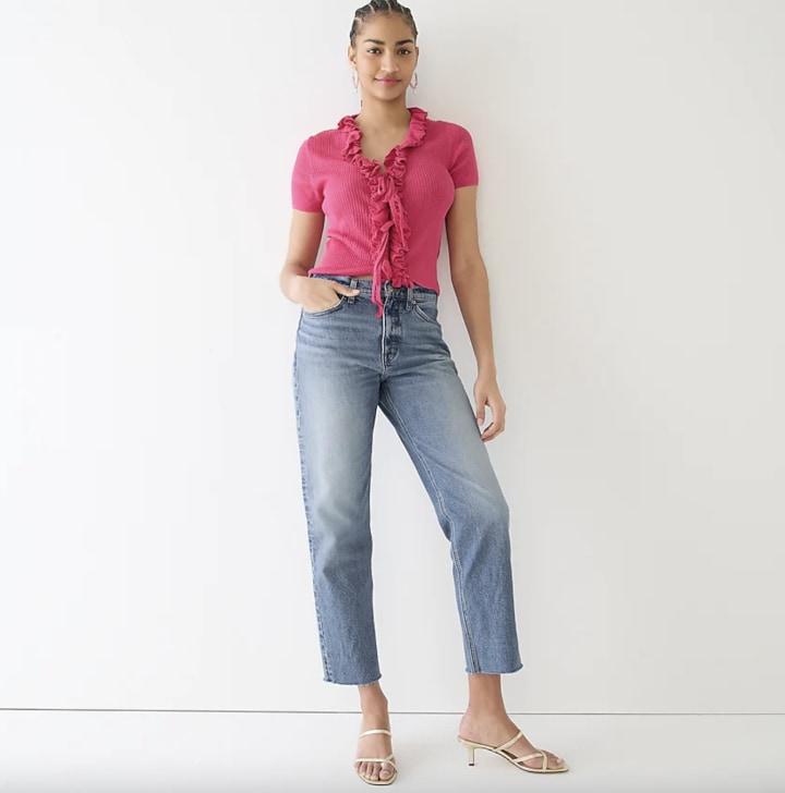 High Rise '90s Classic Straight Jeans Downtown Wash