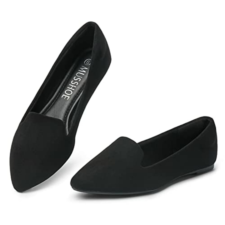 Pointed Toe Comfortable Slip-On Flat Shoes