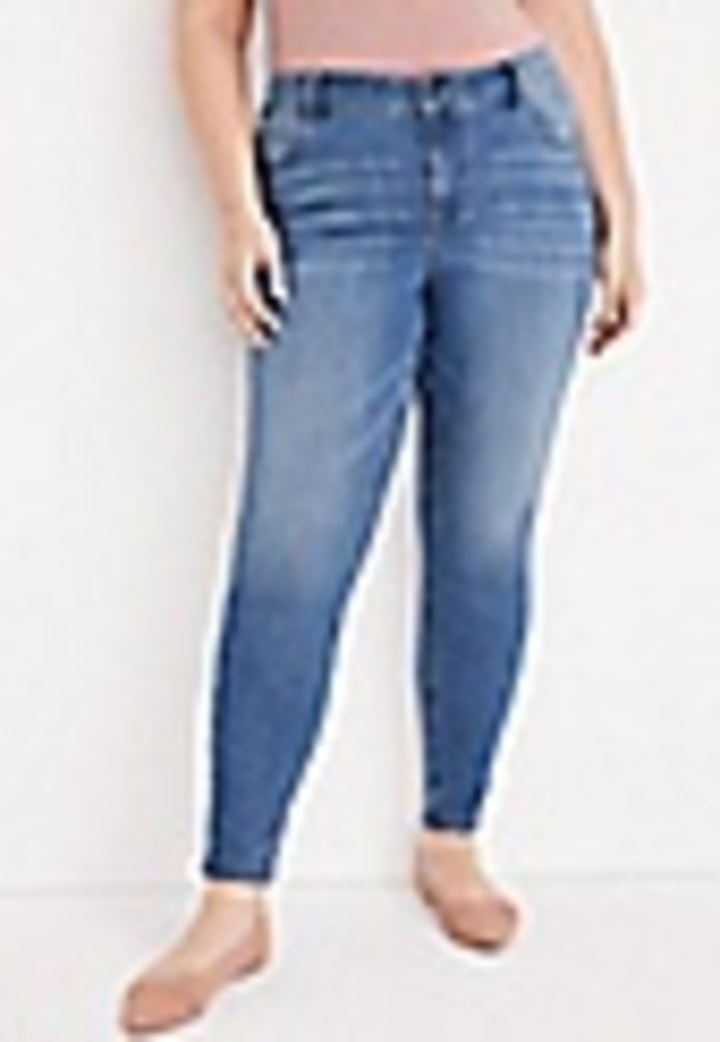 Plus Size m jeans by maurices(TM) Classic Skinny Mid Fit Mid Rise Jean