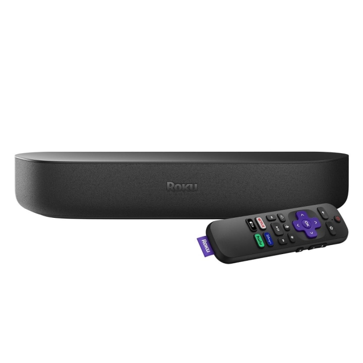 Roku Streambar 4K/HD/HDR Streaming Media Player &amp; Premium Audio, All In One with Roku Voice Remote, Released 2020