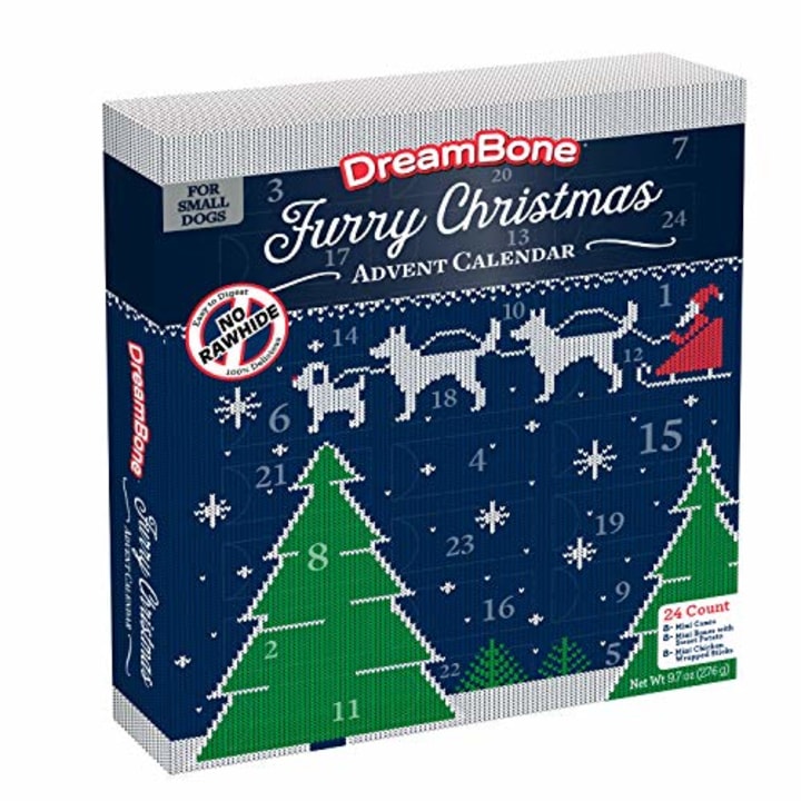 DreamBone Holiday Rawhide-Free Collection, Treat Your Dog to a Chew Made with Real Meat and Vegetables -Variety