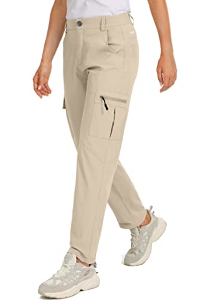 slim fit cargo joggers womens