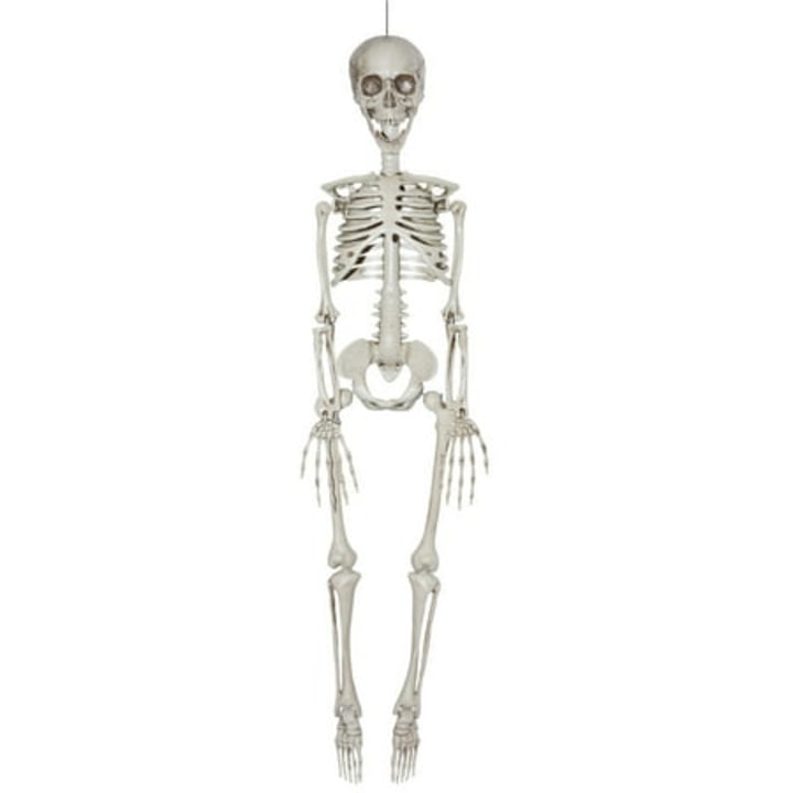 Way to Celebrate 35&quot; Skeleton White Halloween Decoration