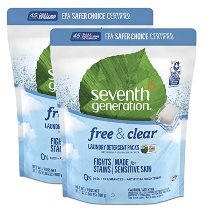 Seventh Generation Free &amp; Clear Laundry Detergent Packs
