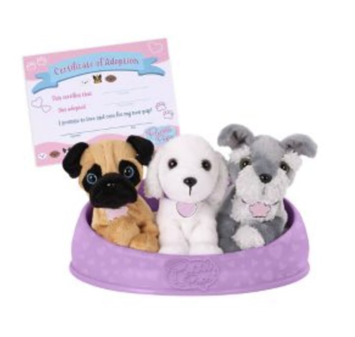 Pucci Pup Adopt-A-Pucci Pup Lilac Stuffed Animal Bed