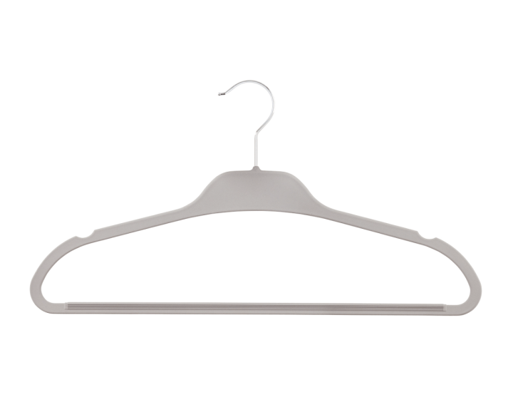 The Container Store Grey Non-Slip Rubberized Hangers
