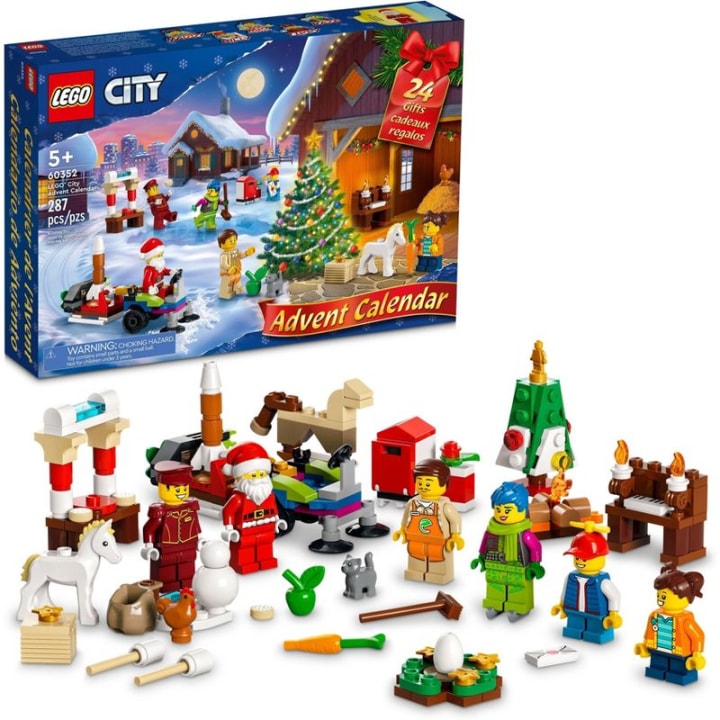 LEGO City Advent Calendar 60268, With City Play Mat, Best Festive Toys for Kids (342 Pieces)