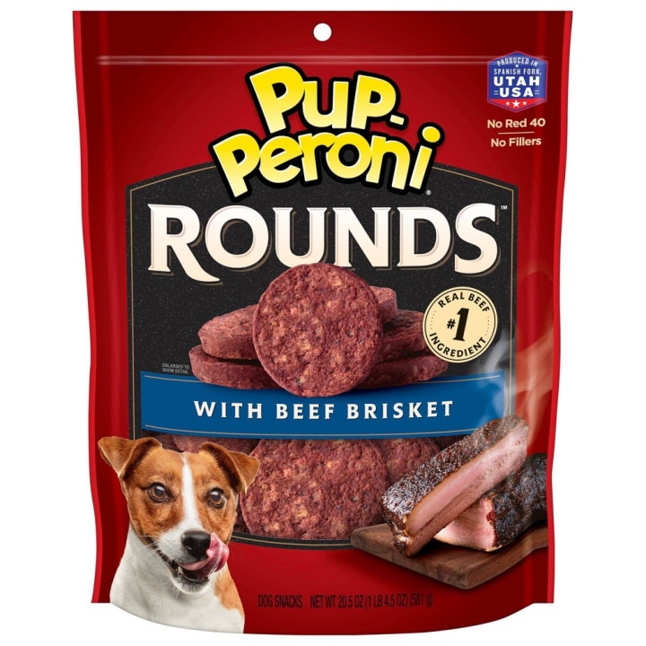 Pup-Peroni Rounds Beef Brisket Dog Treats