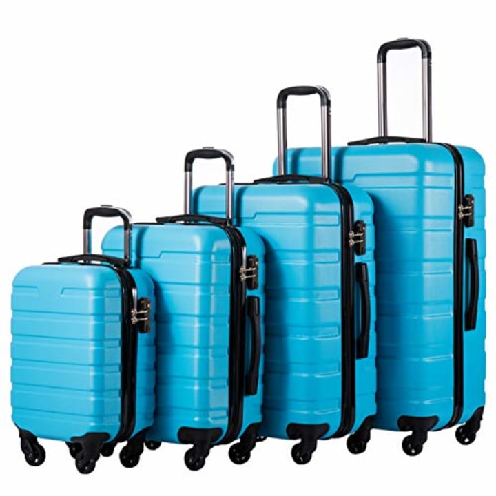 Coolife 3-Piece Hardside Luggage Set