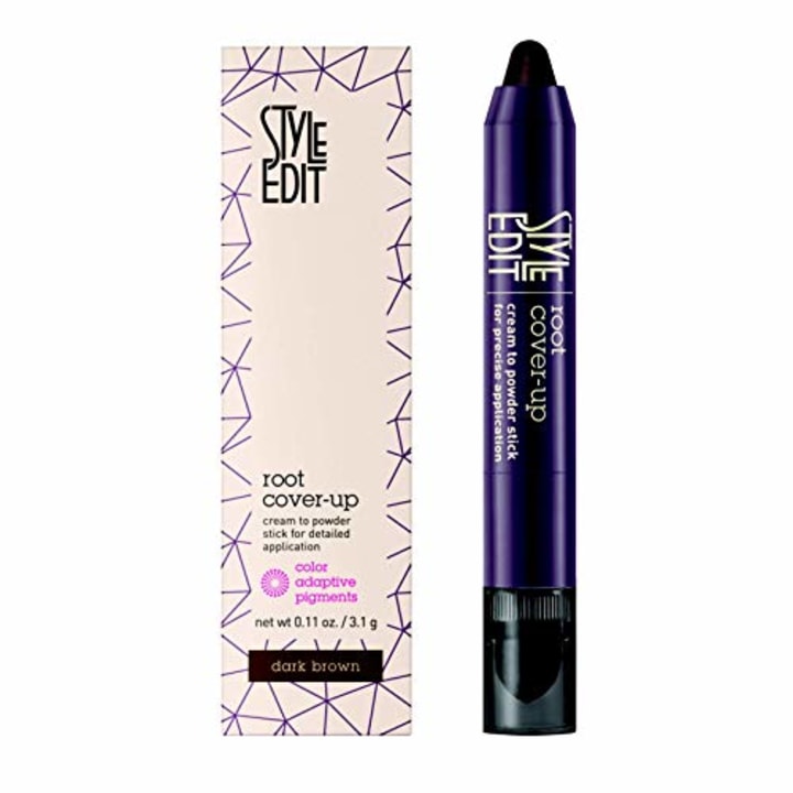 Style Edit Root Cover Up Stick - Instant Root Concealer to Touch up And Cover Roots and Grays (Dark Brown)