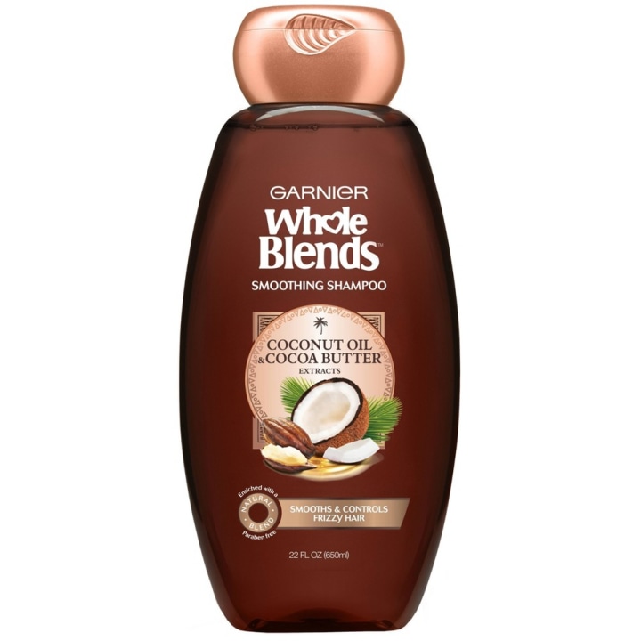 Garnier Whole Blends Smoothing Shampoo with Coconut Oil and Cocoa Butter Extracts