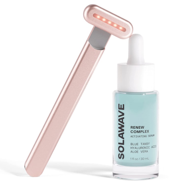 4-in-1 Facial Wand and Renew Complex Serum Bundle