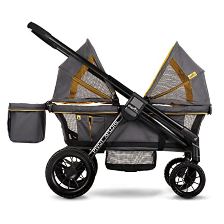 Evenflo Pivot Xplore All-Terrain Stroller Wagon , Adventurer , 45x27x39 Inch (Pack of 1)
