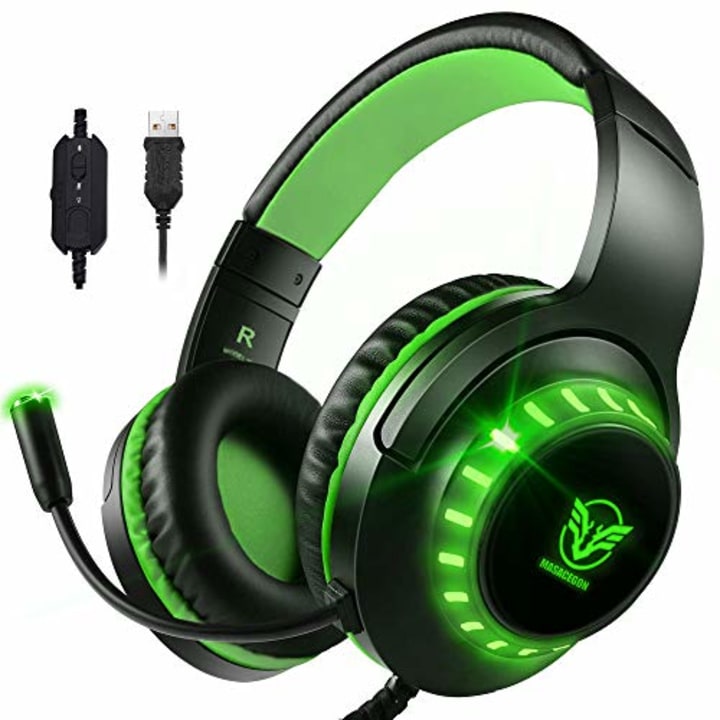 Pacrate 7.1 USB Stereo Gaming Headset with Microphone