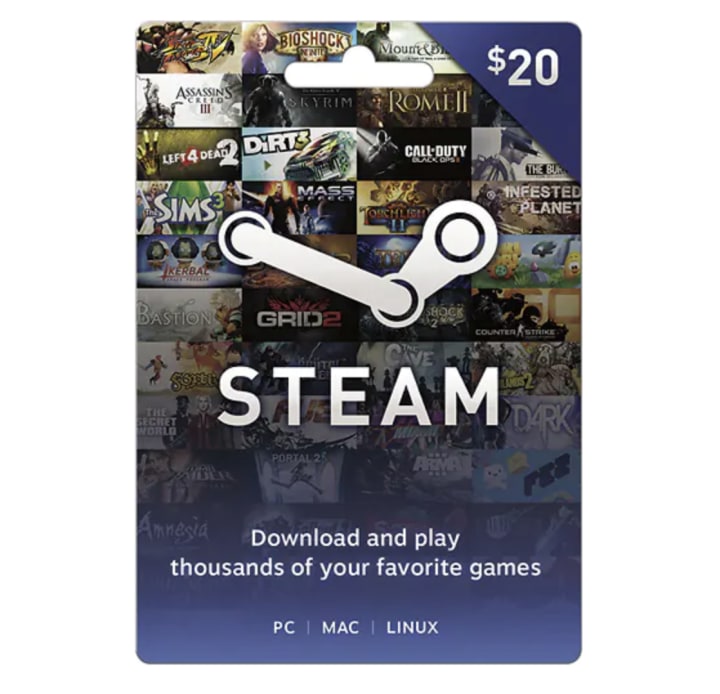 $20 Steam Gift Card