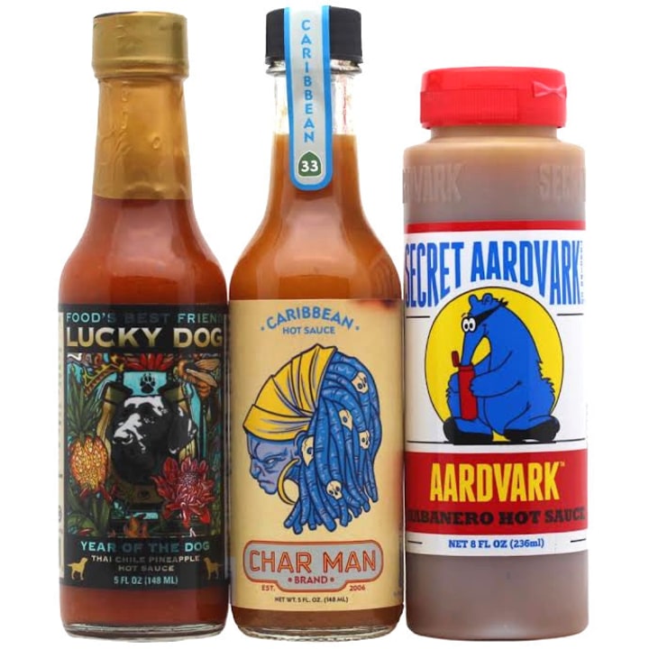 Heat Hot Sauce Shop's  "Most-Wished For" 3-Pack