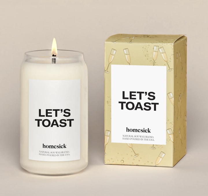 Homesick Let's Toast Candle