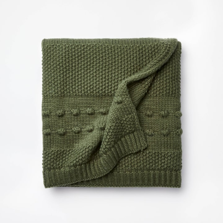 Bobble Striped Knit Throw Blanket - Threshold(TM) designed with Studio McGee