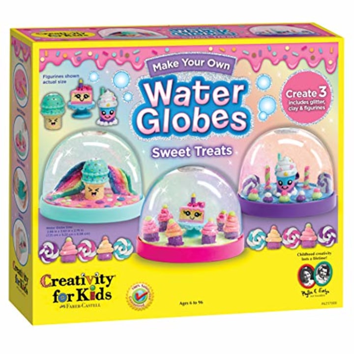 Creativity for Kids Make Your Own Water Globes Sweet Treats - Create 3 DIY Dessert Themed Snow Globes