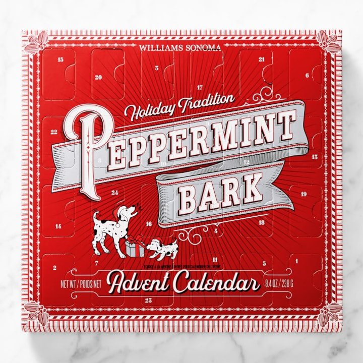 Williams Sonoma Peppermint Bark Advent Calendar