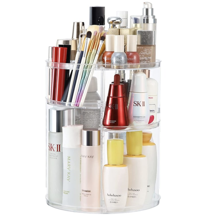 360 Rotating Makeup Organizers and Storage