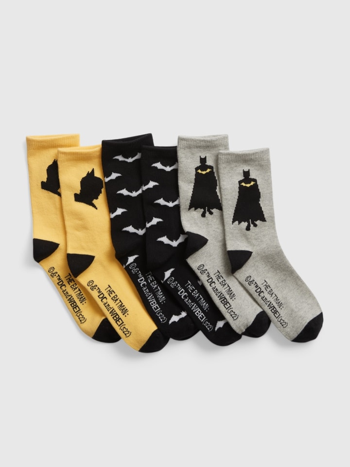 GapKids | DC(TM) Batman Crew Socks (3-Pack)