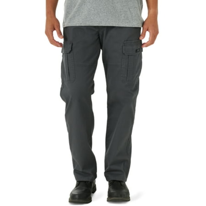 Wrangler Men&#039;s and Big Men&#039;s Relaxed Fit Cargo Pants With Stretch