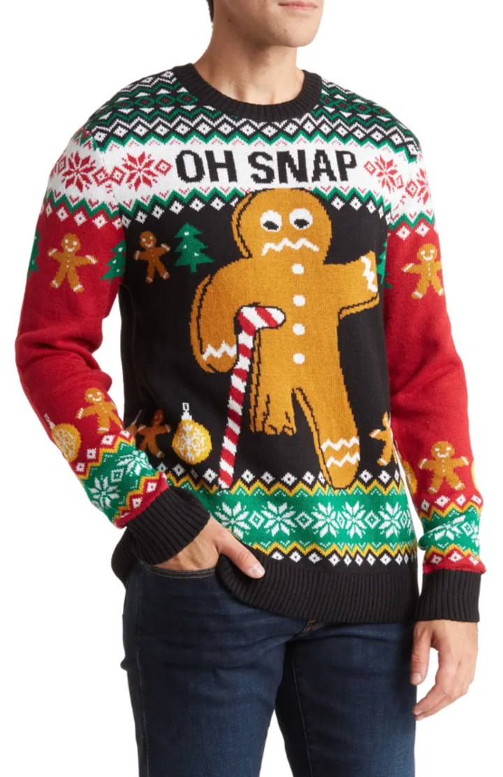Holiday Oh Snap Christmas Sweater