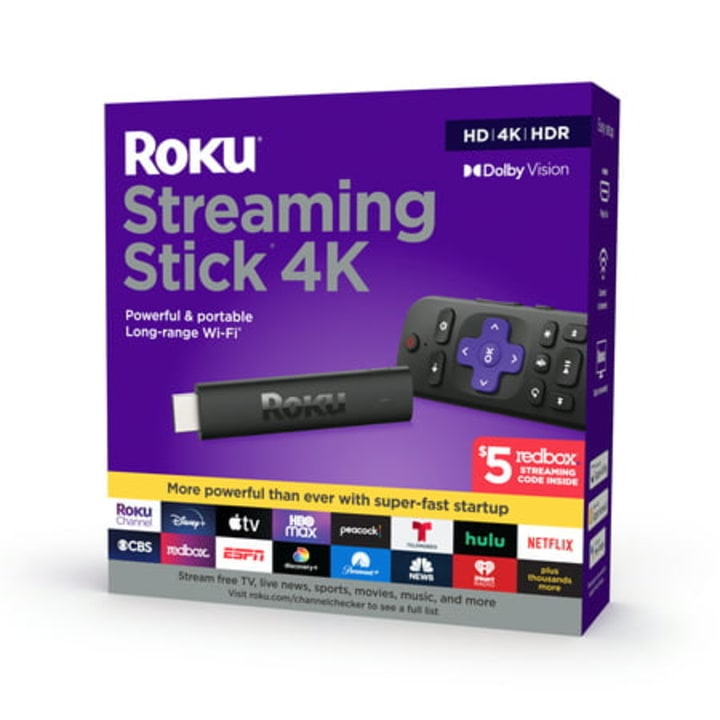 Roku Streaming Stick 4K Streaming Device
