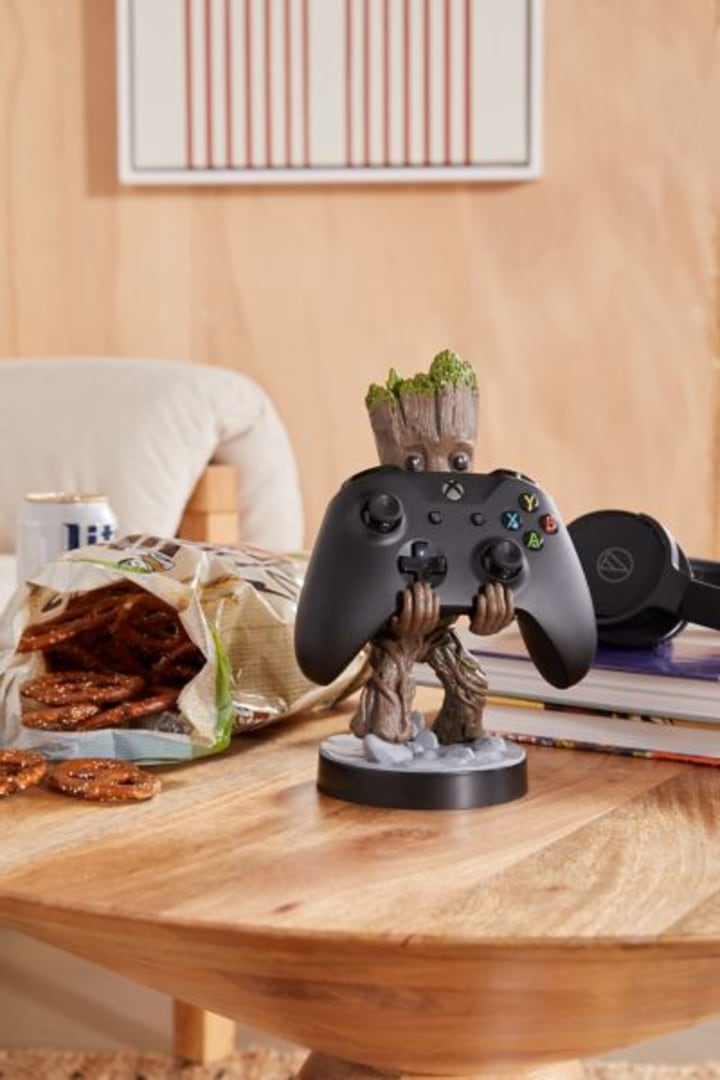 Exquisite Gaming Cable Guys - Toddler Groot - Cable Guy Phone and Controller Holder , Brown , Black