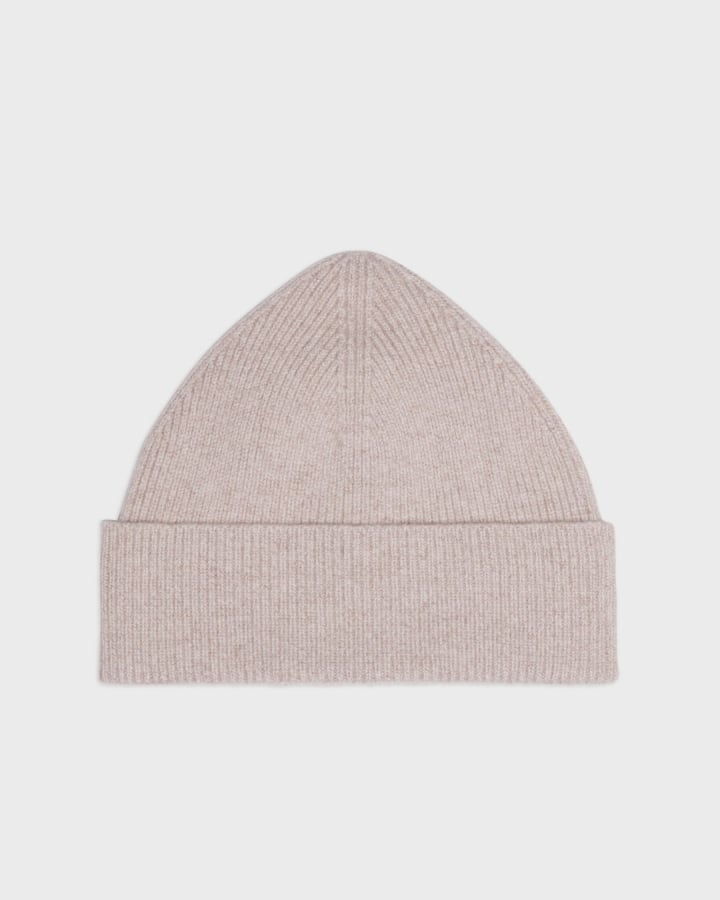 Theory Ribbed Beanie in Cashmere