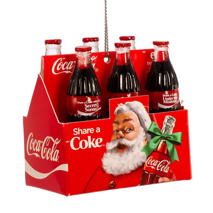 Coca-Cola Christmas Tree Bottle Set of 6