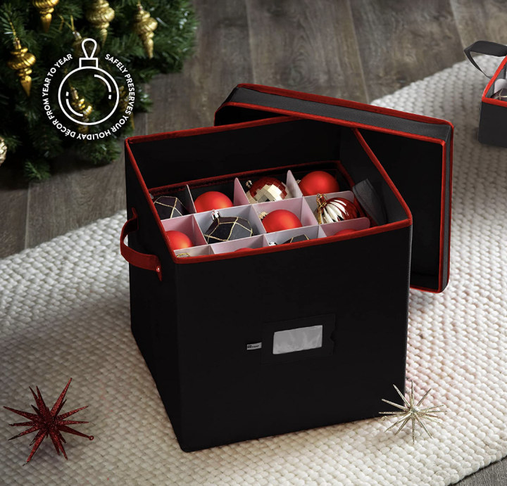 Zober Christmas Ornament Storage Box