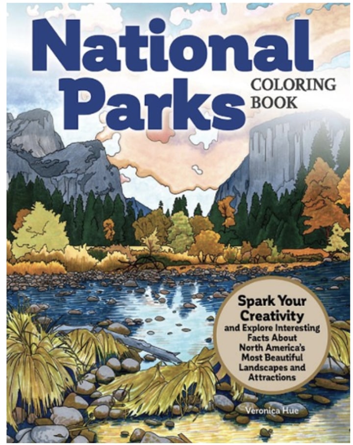 National parks coloring book
