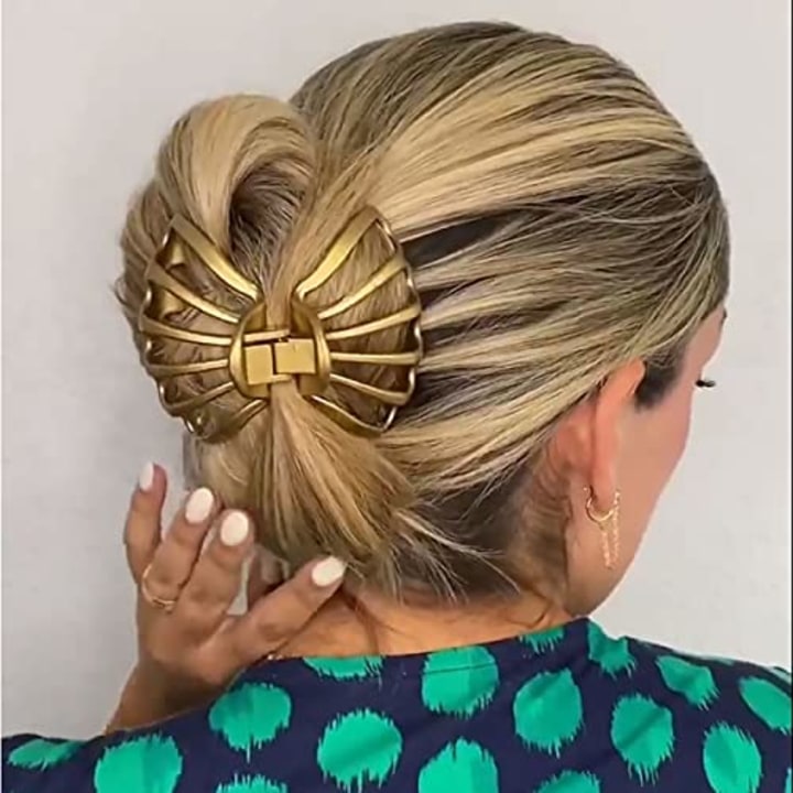 Camila Paris CP3052 French Octopus Hair Clip, Large Hair Clips for Thick Hair, Big Hair Claw Clip for Long Hair, Durable Jaw Hair Clips for Women for Thick Hair Strong No-Slip Grip Made in France