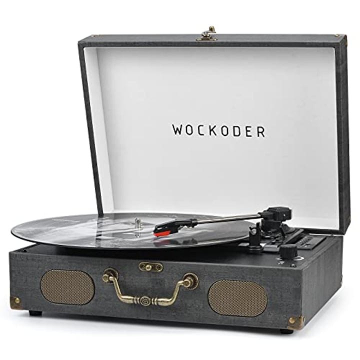 Wockoder Vinyl Record Player