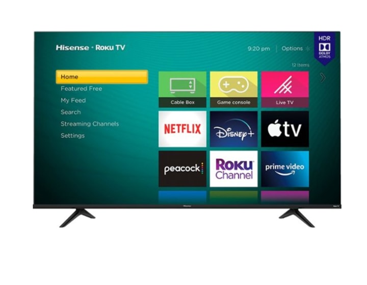 Hisense 55’ Class R6G Series LED 4K UHD Smart Roku TV