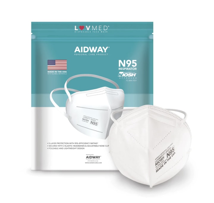 Aidway NIOSH N95 Respirator
