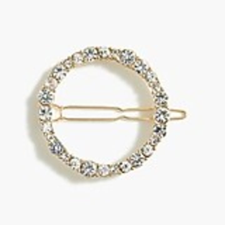 Rhinestone hair barrette